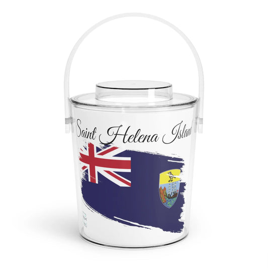 St Helena Ice Bucket with Tongs - Simply Saint Designz