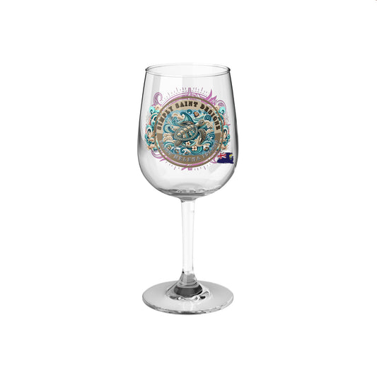 Simply Saint Designz Turtle Tribe Collection Wine Glass