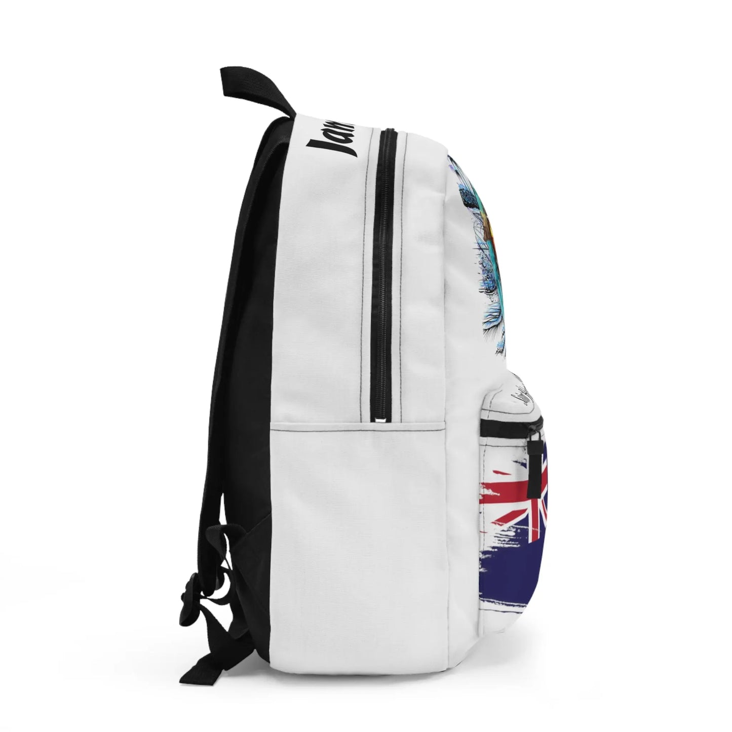 Anns Place Saint Helena Island Backpack (White) - Simply Saint Designz