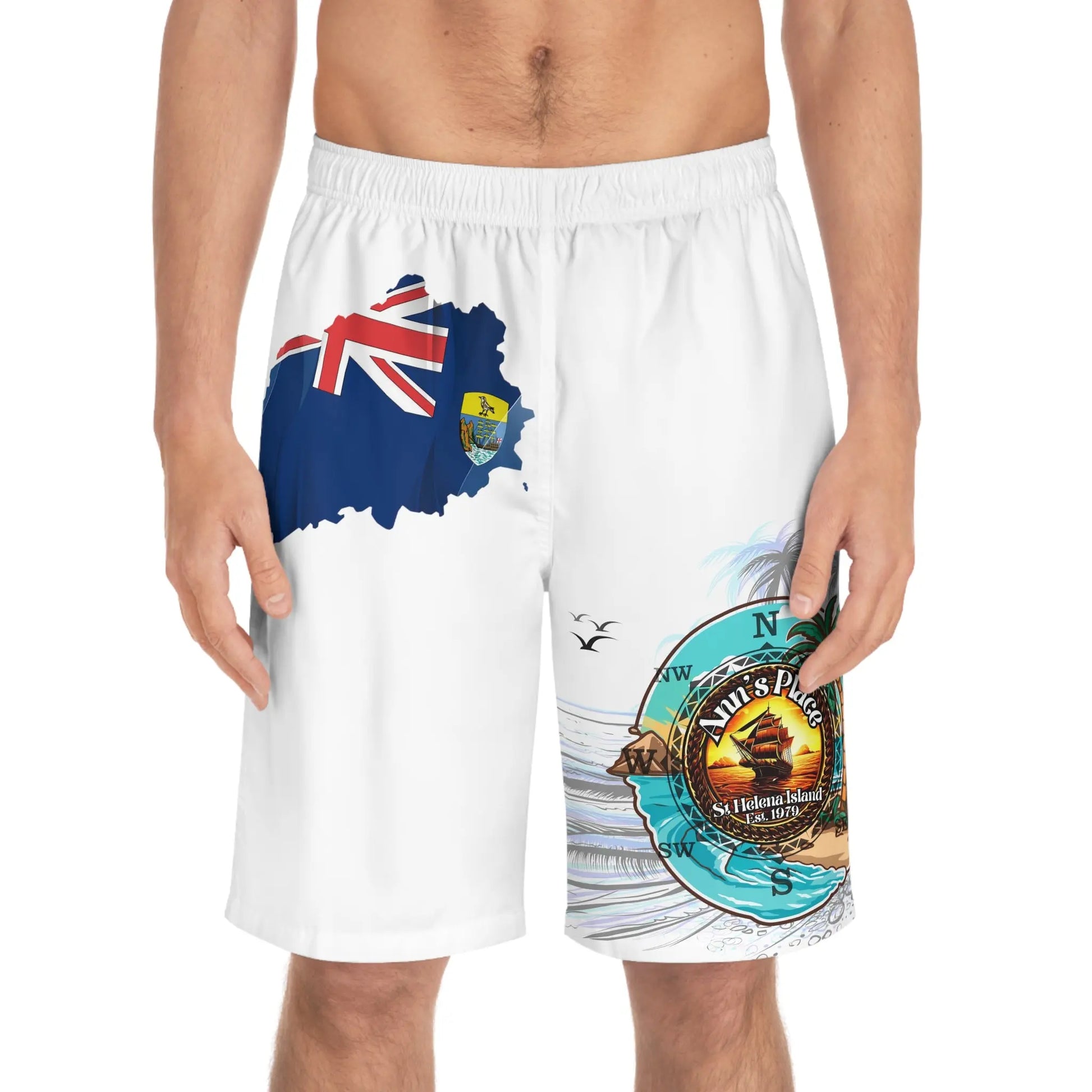 Men's Board Shorts (AOP) - Simply Saint Designz