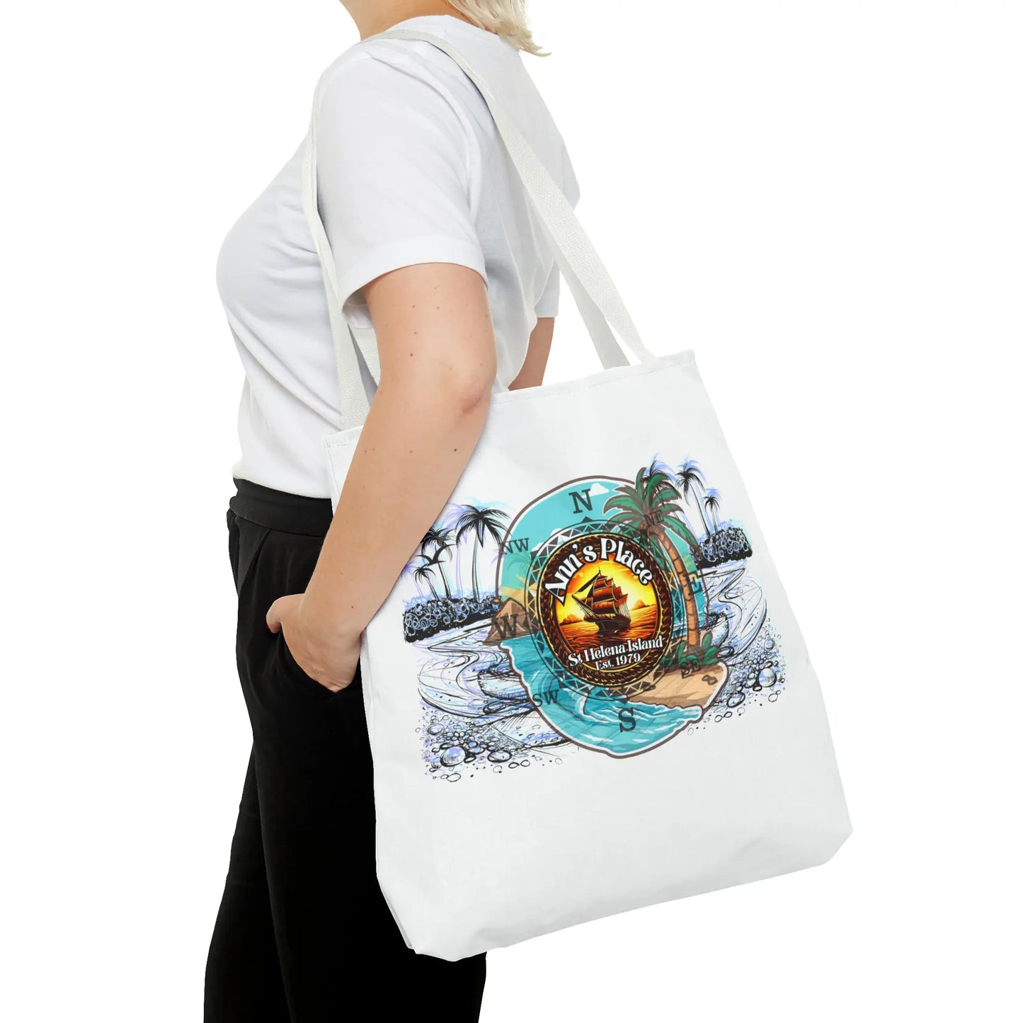 Ann's Place (Saint Helena Island) Tote Bag (AOP) - Simply Saint Designz