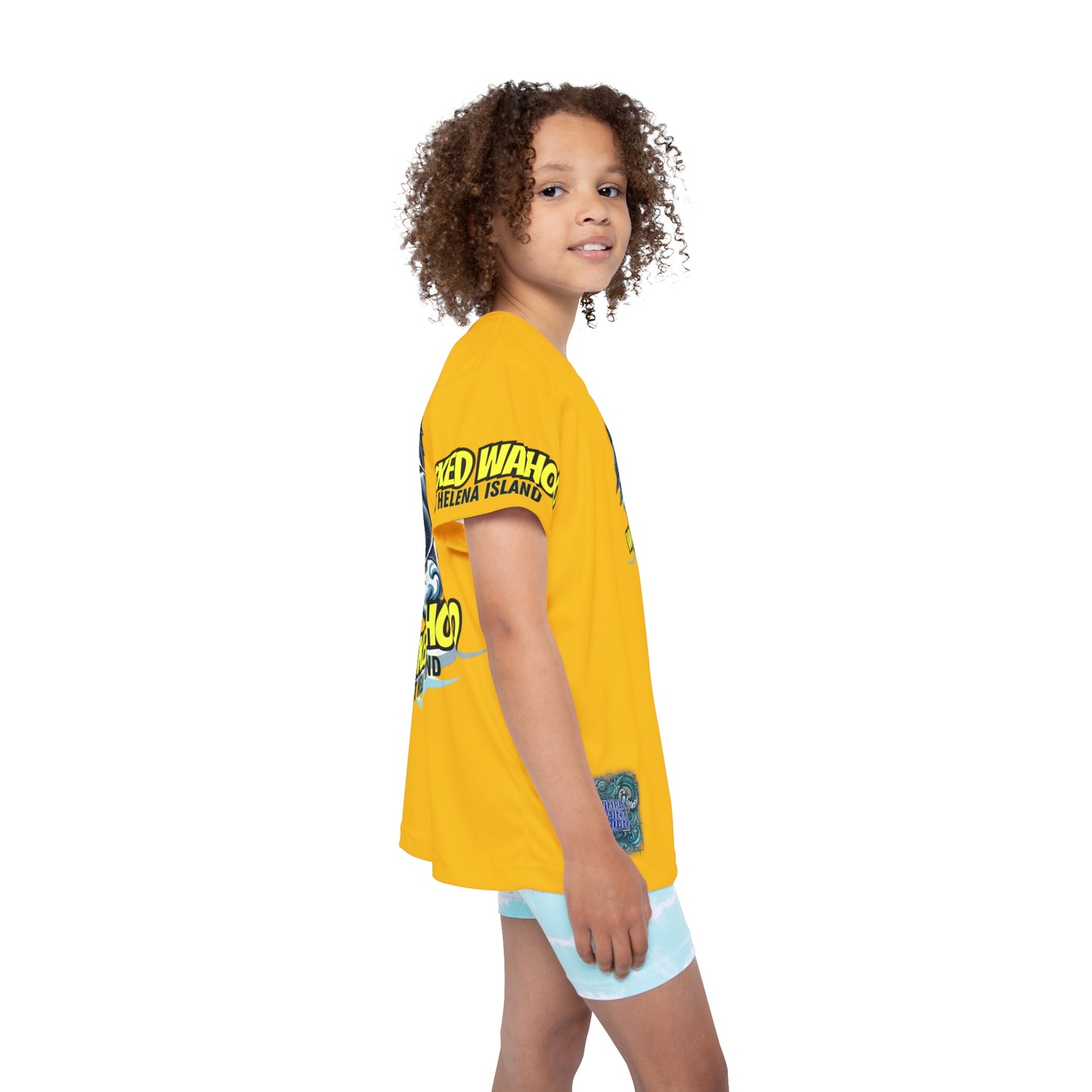 Kids Sports Jersey - Wicked Wahoo St Helena Island Ocean Adventure Shirt