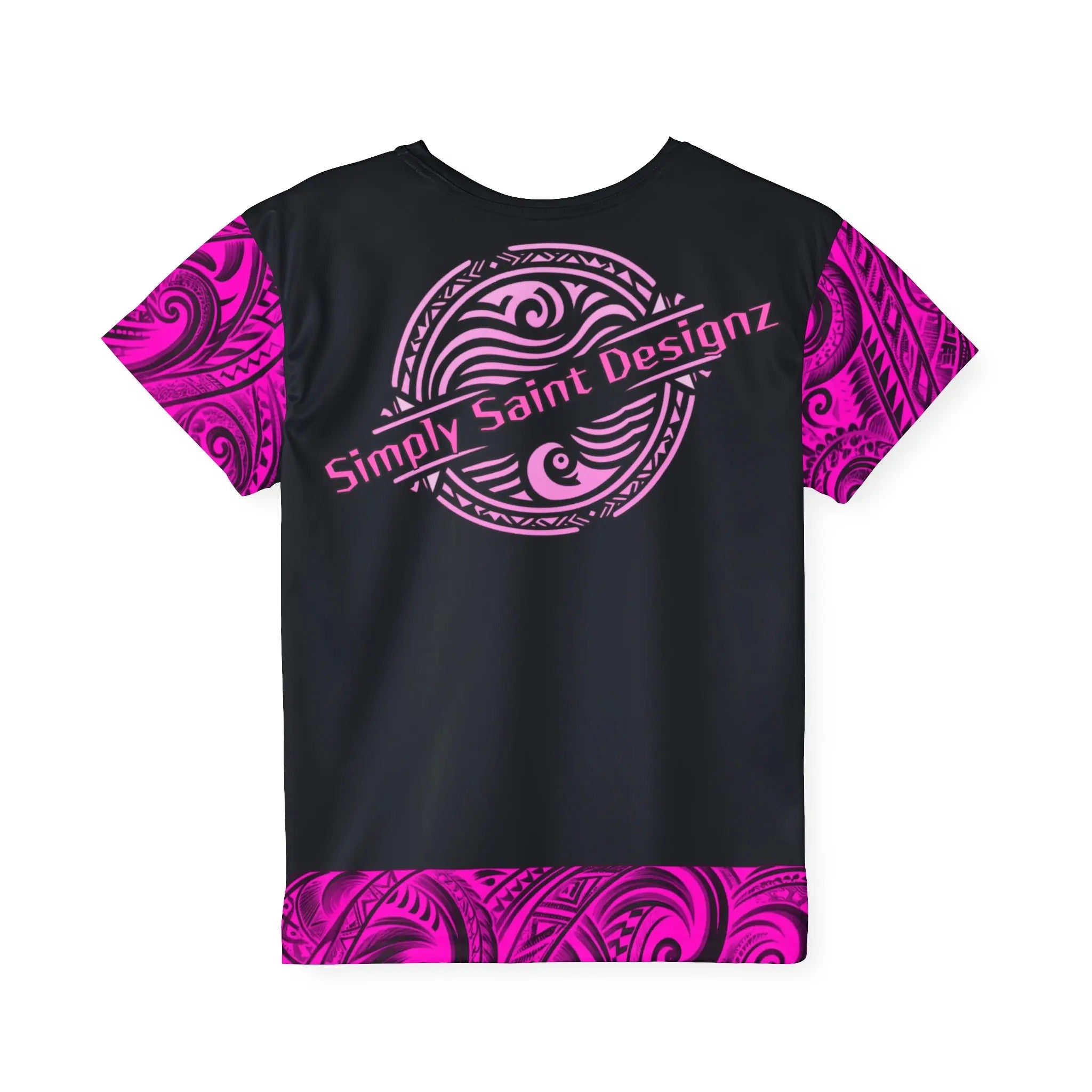 Polynesian T-Shirt | Polynesian Style T-Shirt | Polynesian Tribal order Design T-Shirt |