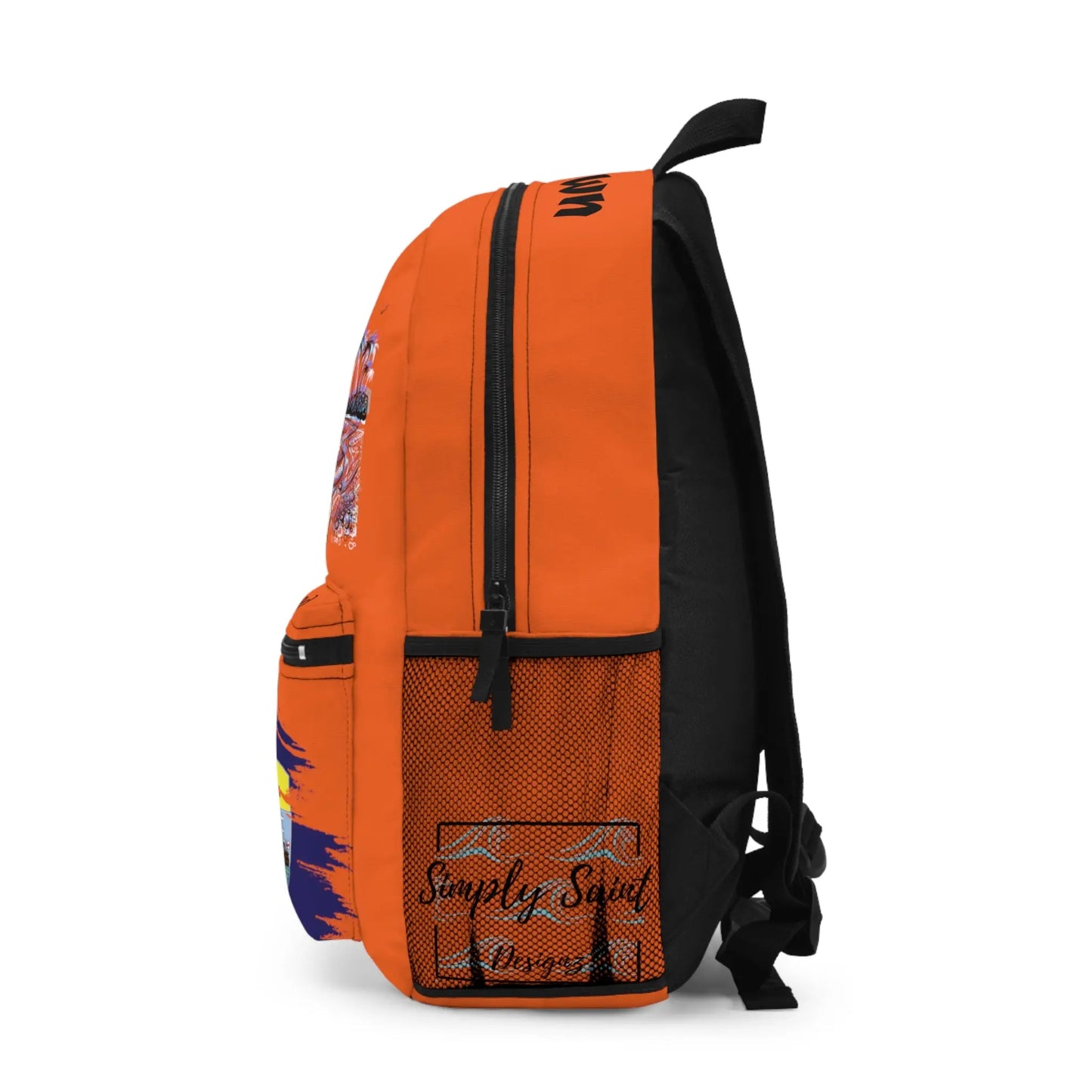 Anns Place Saint Helena Island Backpack (orange) - Simply Saint Designz