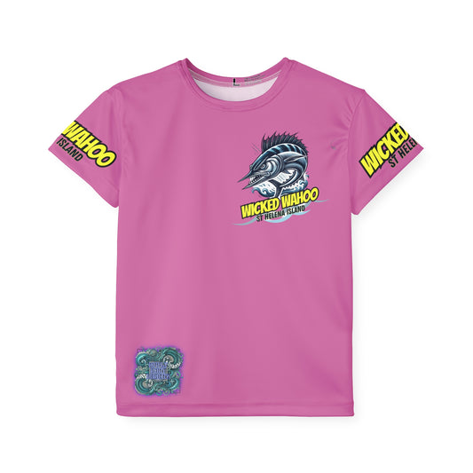 Kids Sports Jersey - Wicked Wahoo St Helena Island Ocean Adventure Shirt