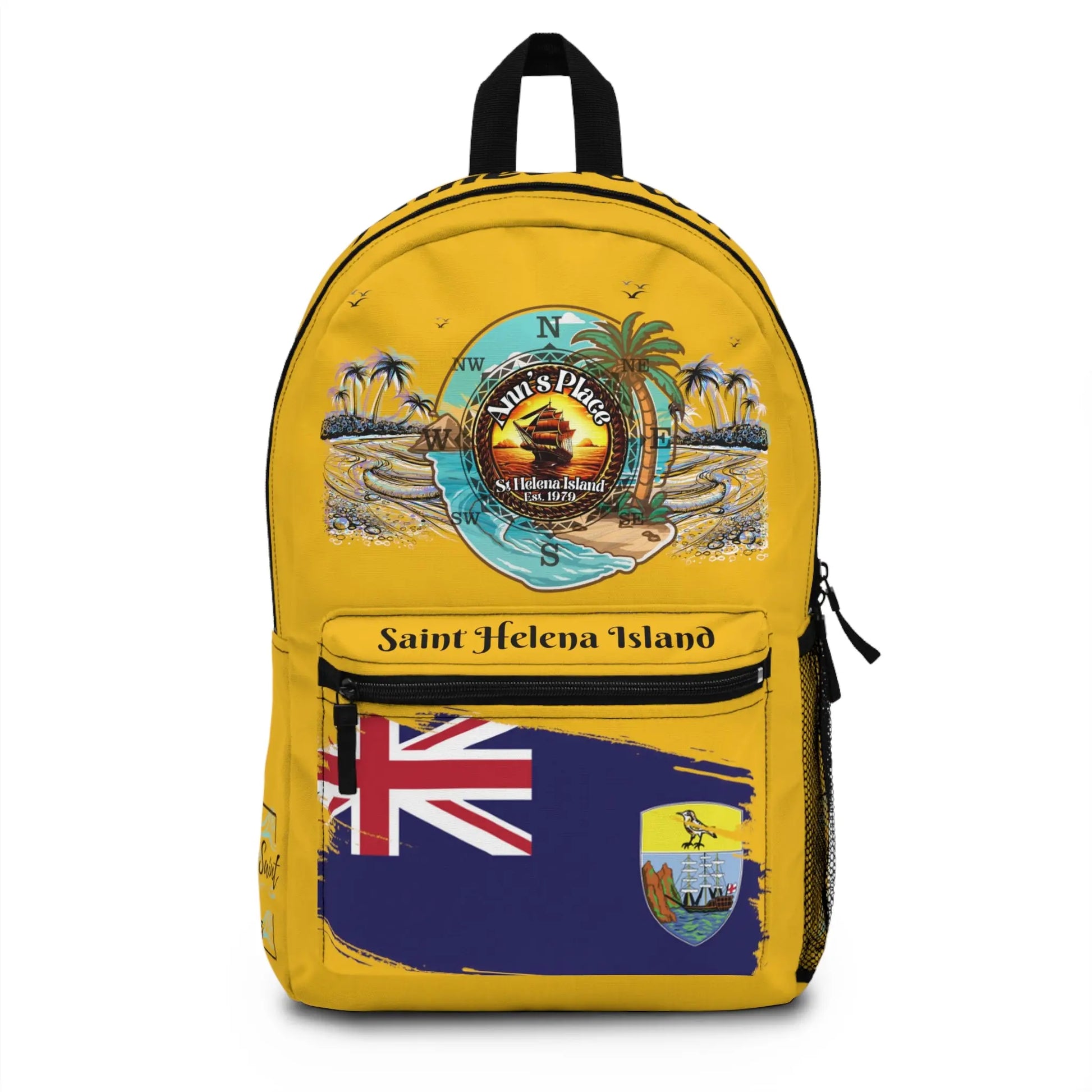 Anns Place Saint Helena Island Backpack (Yellow) - Simply Saint Designz