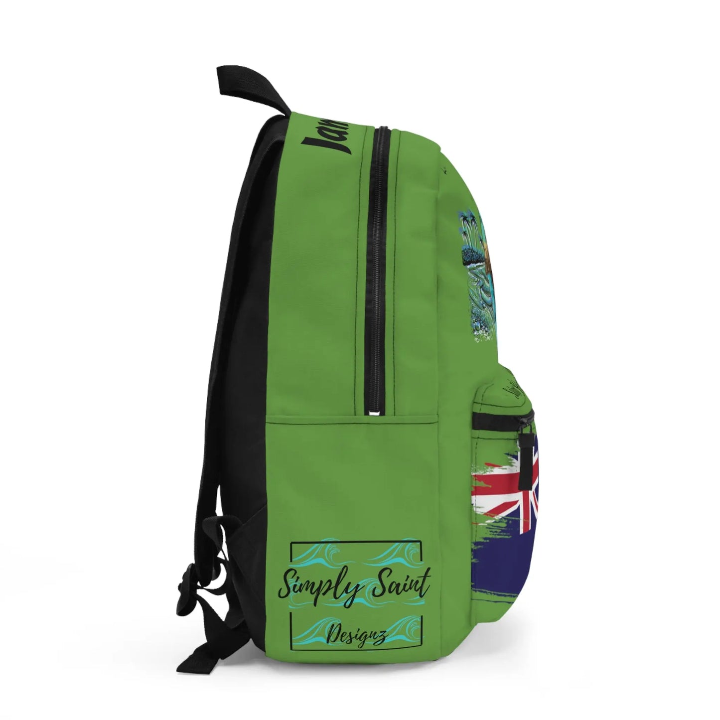 Anns Place Saint Helena Island Backpack (Green) - Simply Saint Designz