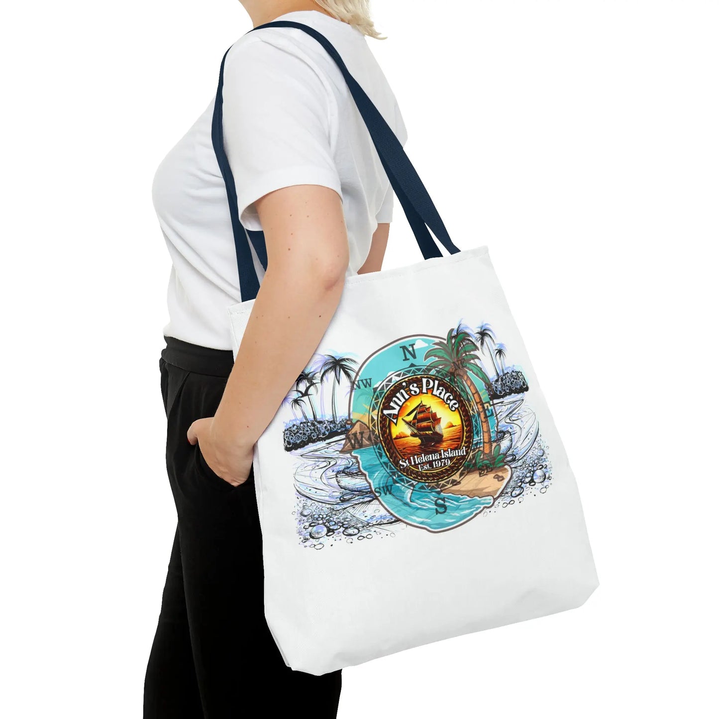 Ann's Place (Saint Helena Island) Tote Bag (AOP) - Simply Saint Designz