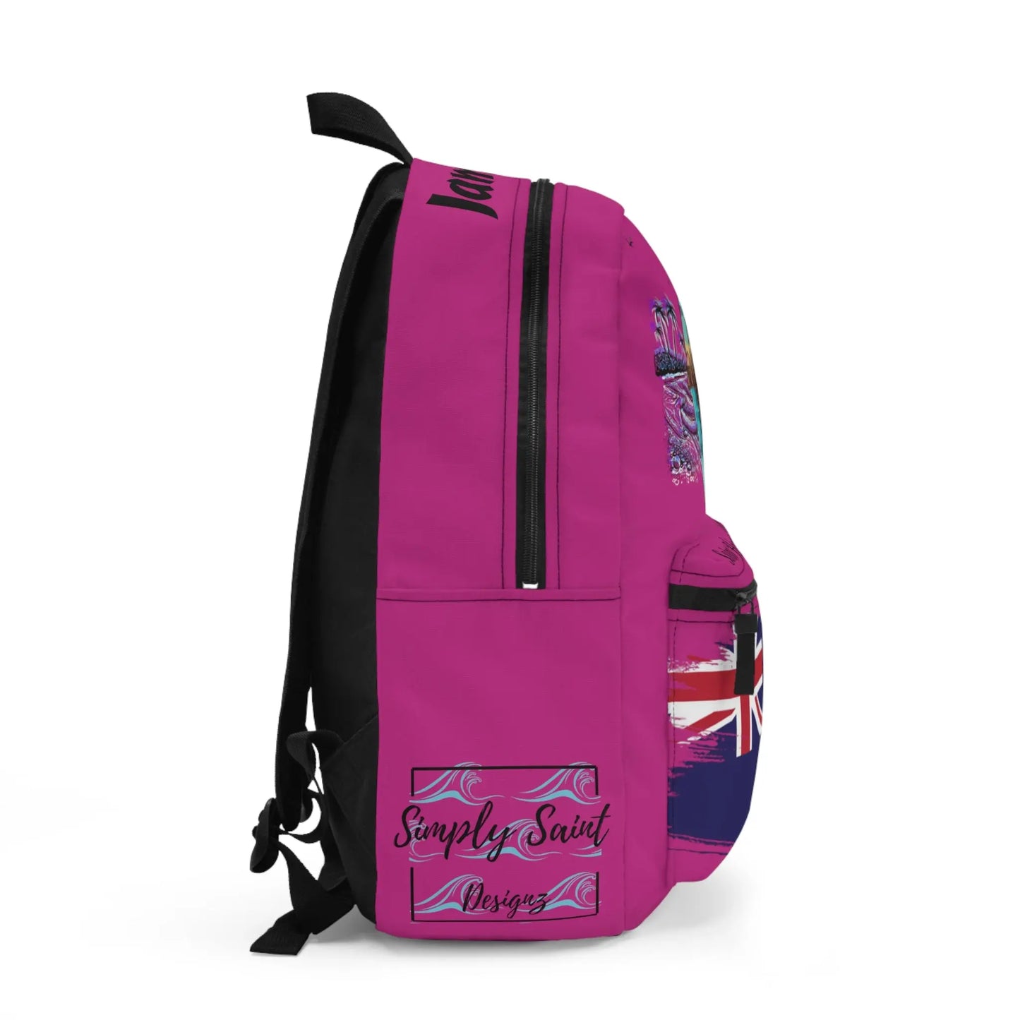 Anns Place Saint Helena Island Backpack (Pink) - Simply Saint Designz