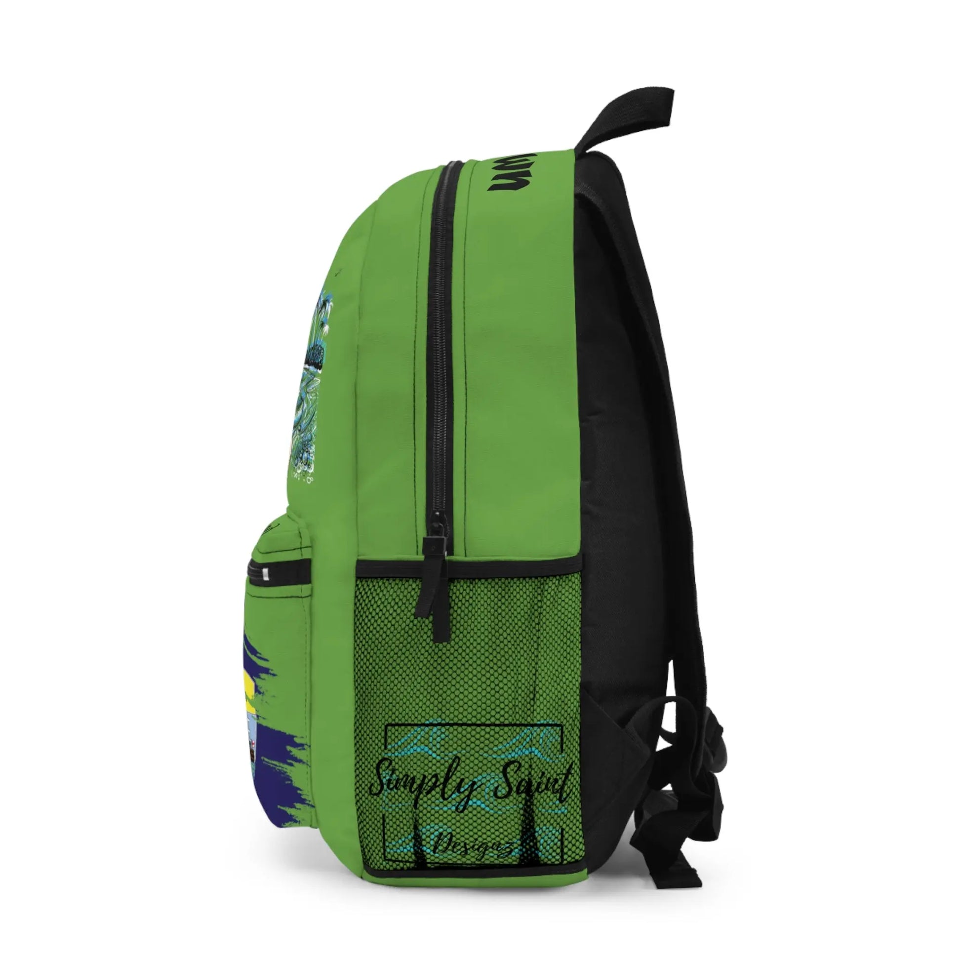 Anns Place Saint Helena Island Backpack (Green) - Simply Saint Designz