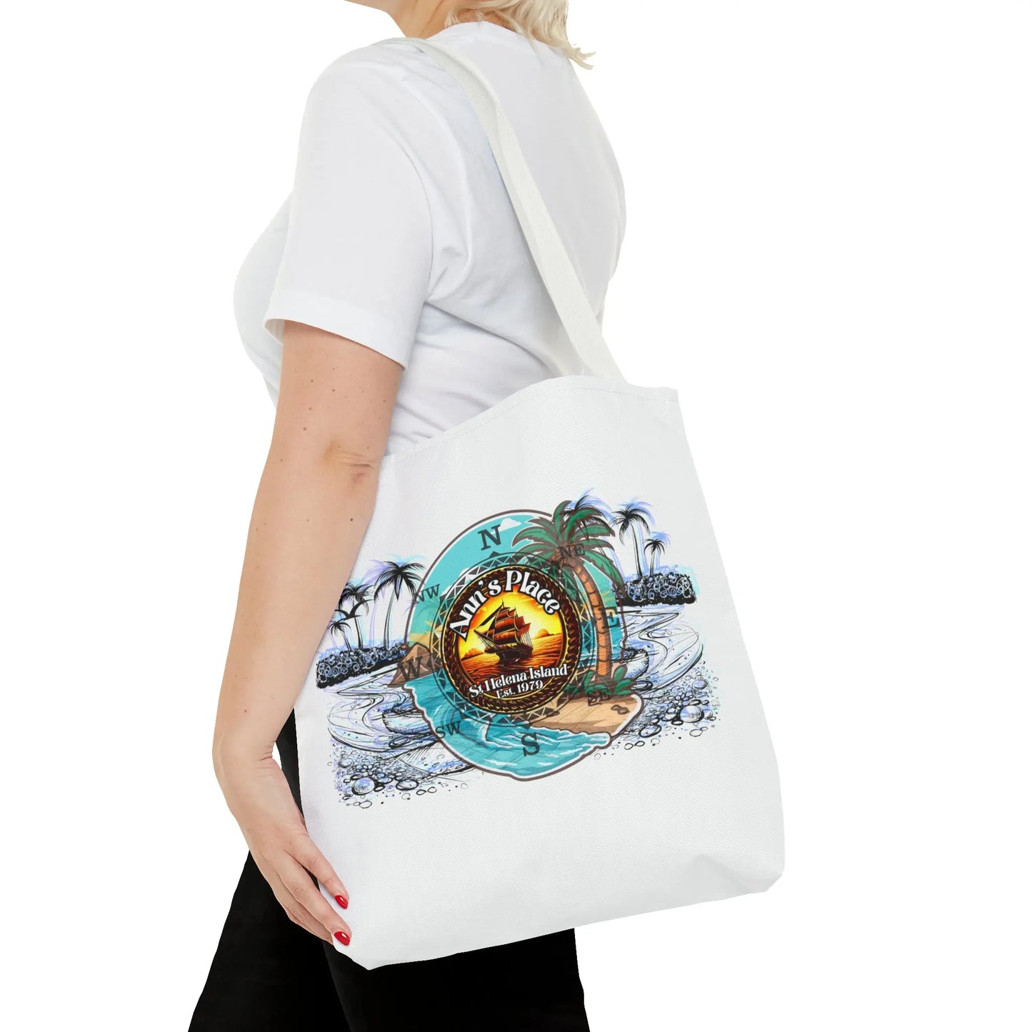 Ann's Place (Saint Helena Island) Tote Bag (AOP) - Simply Saint Designz