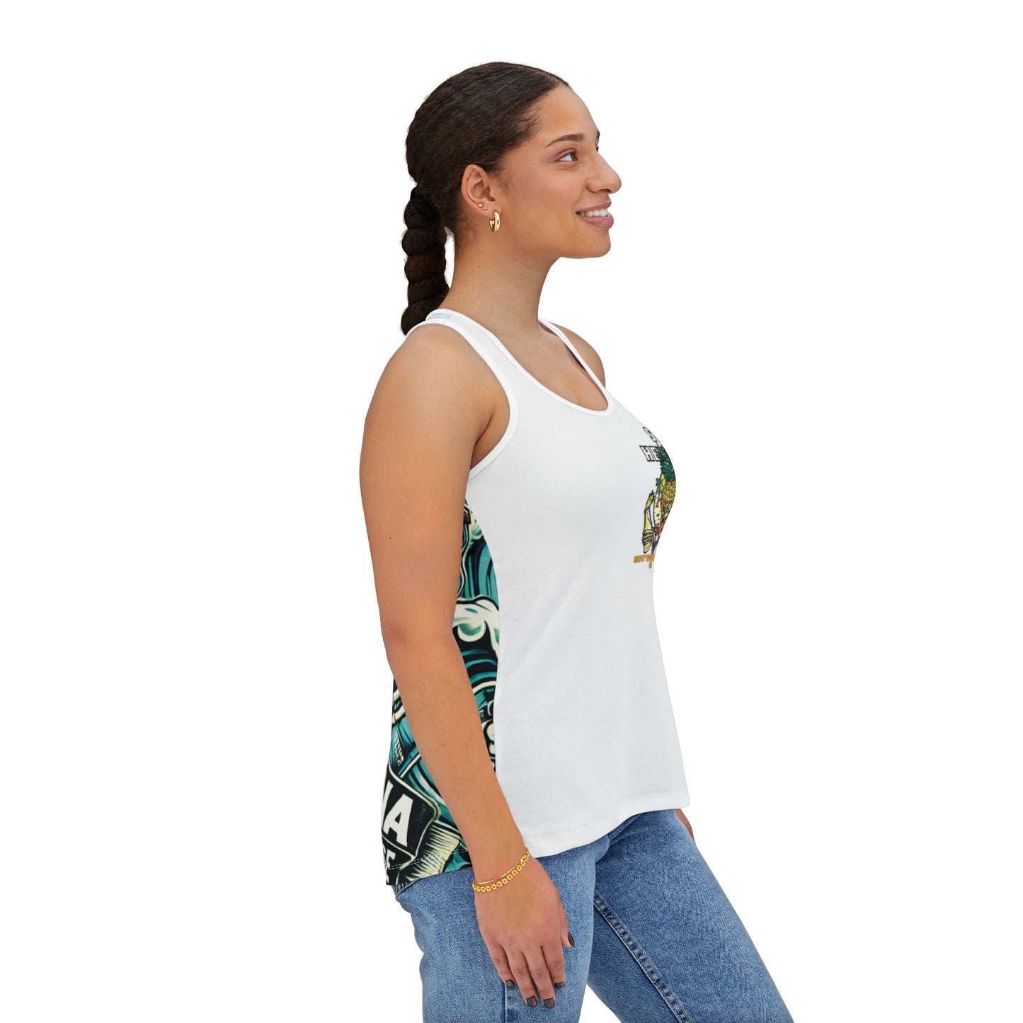 Tropical Skull Collection Women's Tank Top (AOP)