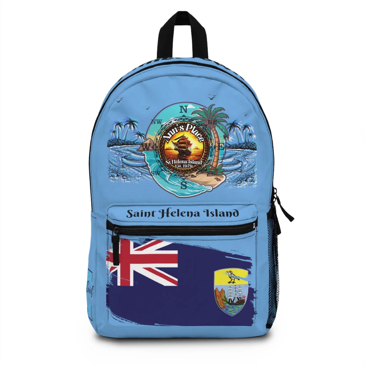 Anns Place Saint Helena Island Backpack (Blue) - Simply Saint Designz