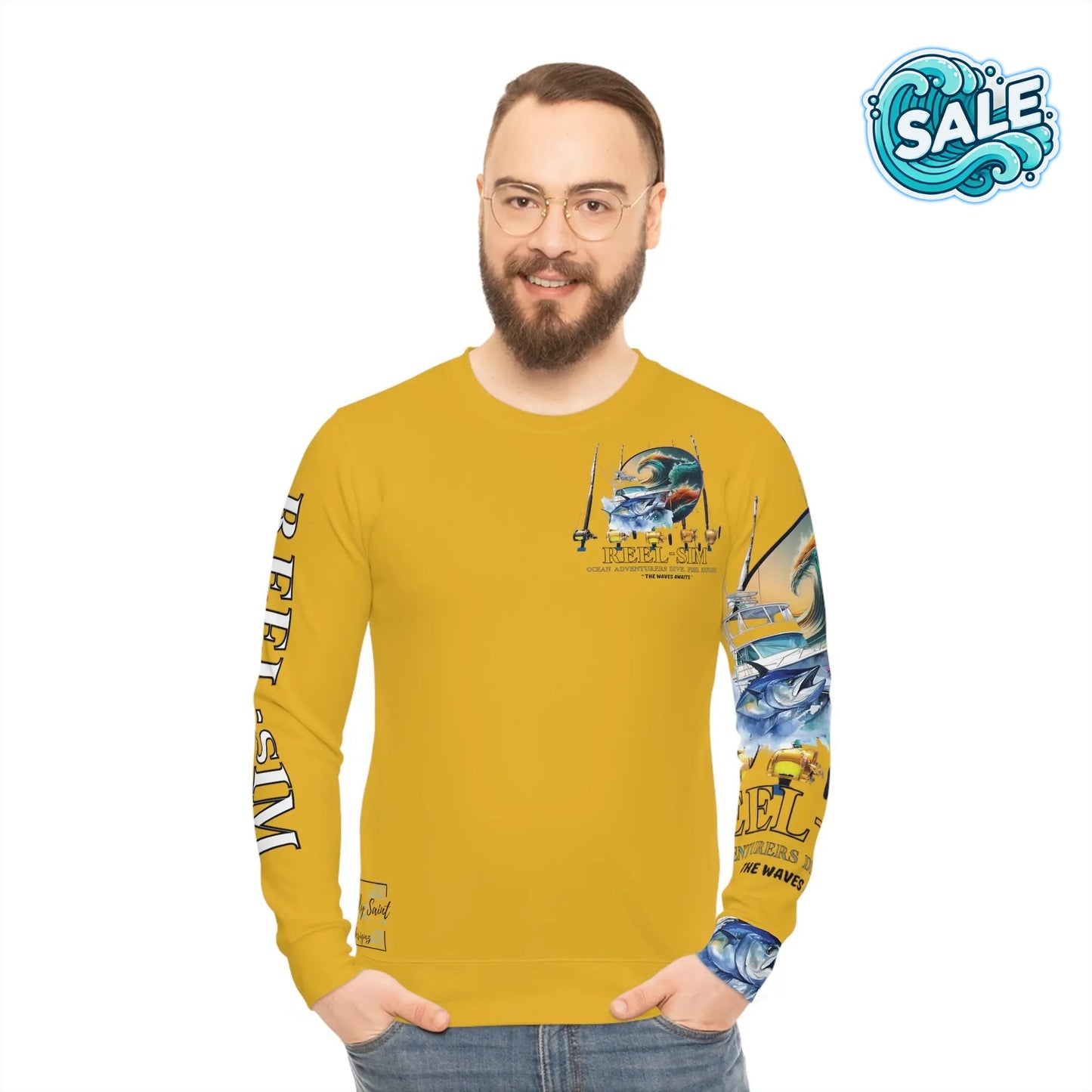 Reel SIm Fishing Apparel, Anglers Fashion, Outdoor Gear, Fisherman's Clothing, UV Clothing, Saint Helena Island ,Big Game Apparel, Gift - Simply Saint Designz