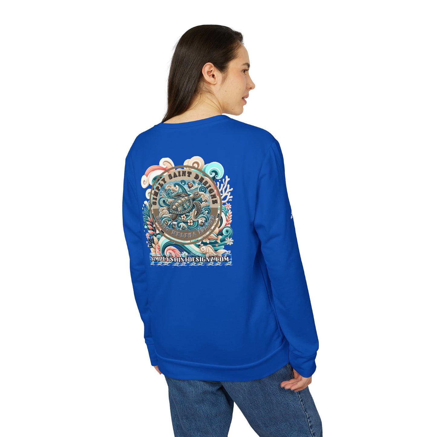 adidas® Unisex Fleece Crewneck Sweatshirt turtle tribe collection