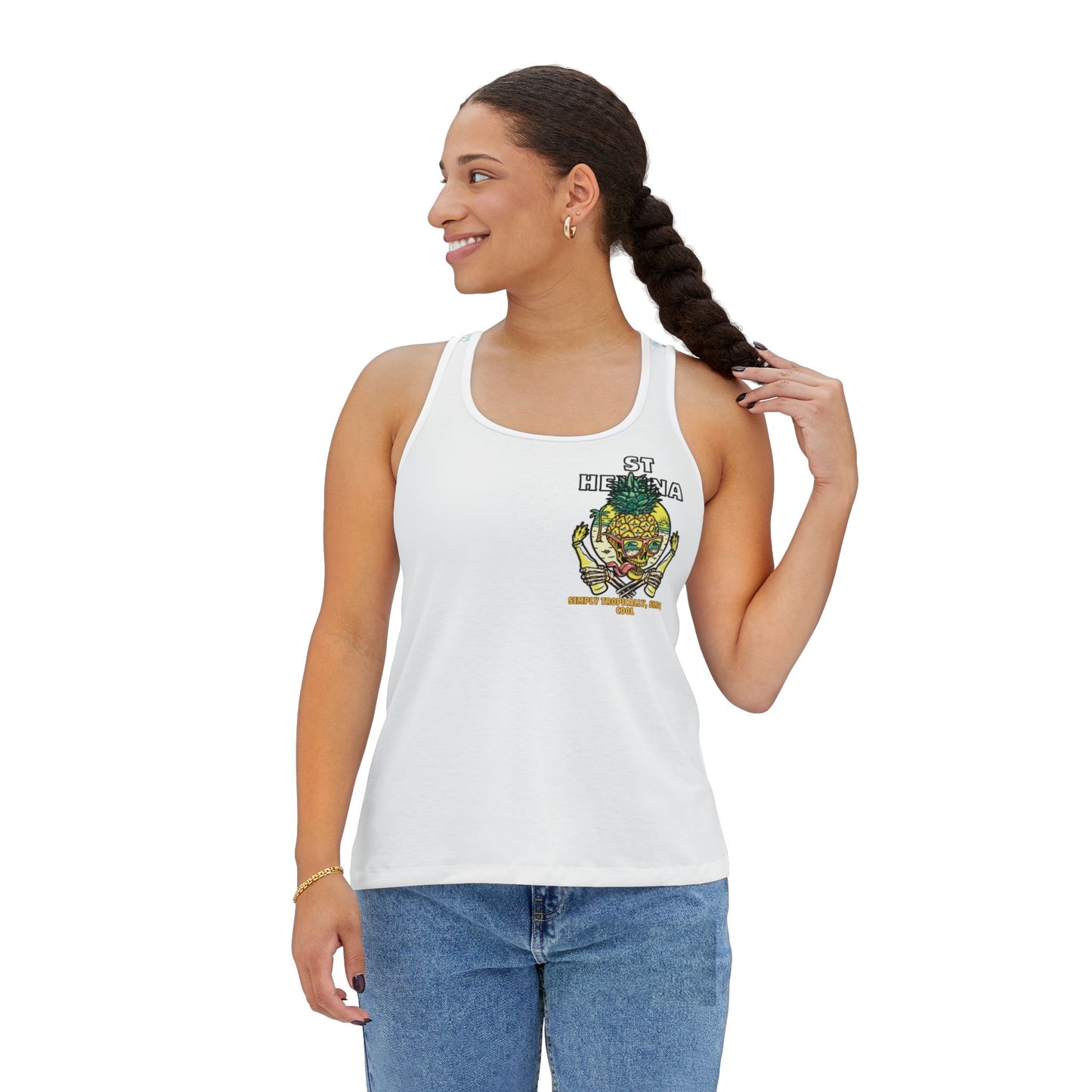 Tropical Skull Collection Women's Tank Top (AOP)