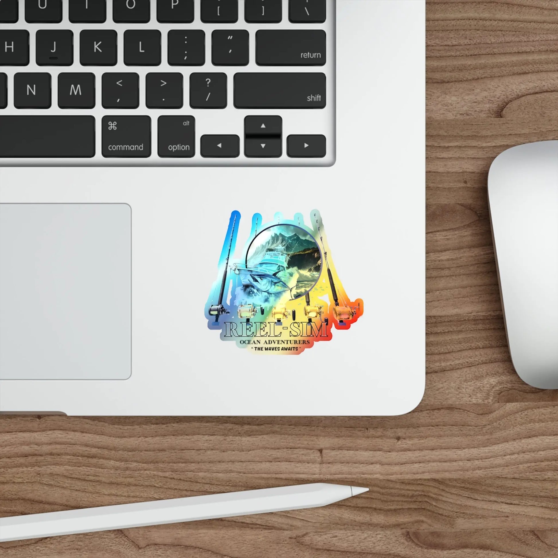 Reel Sim Holographic Die-cut Stickers - Simply Saint Designz