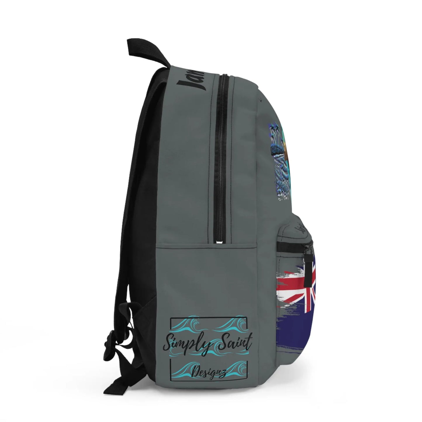 Anns Place Saint Helena Island Backpack (Grey) - Simply Saint Designz