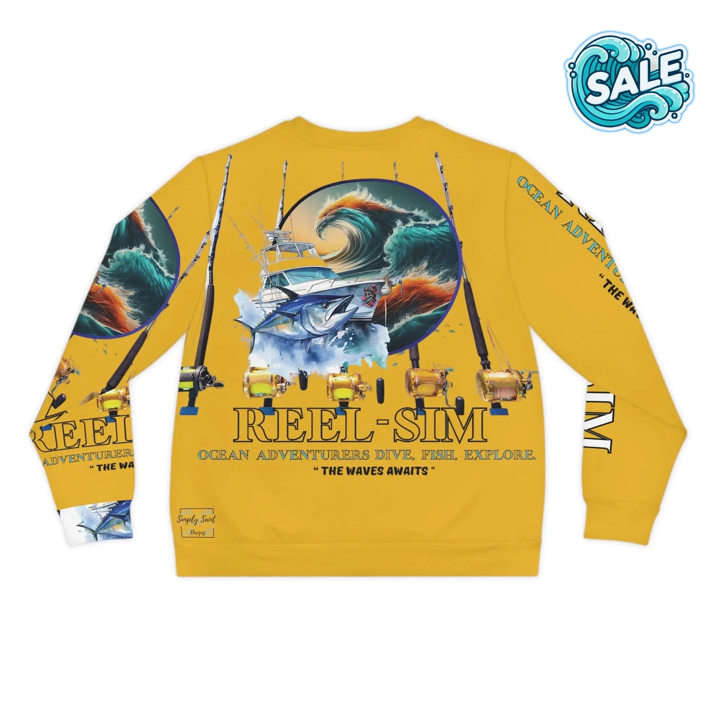 Reel SIm Fishing Apparel, Anglers Fashion, Outdoor Gear, Fisherman's Clothing, UV Clothing, Saint Helena Island ,Big Game Apparel, Gift - Simply Saint Designz