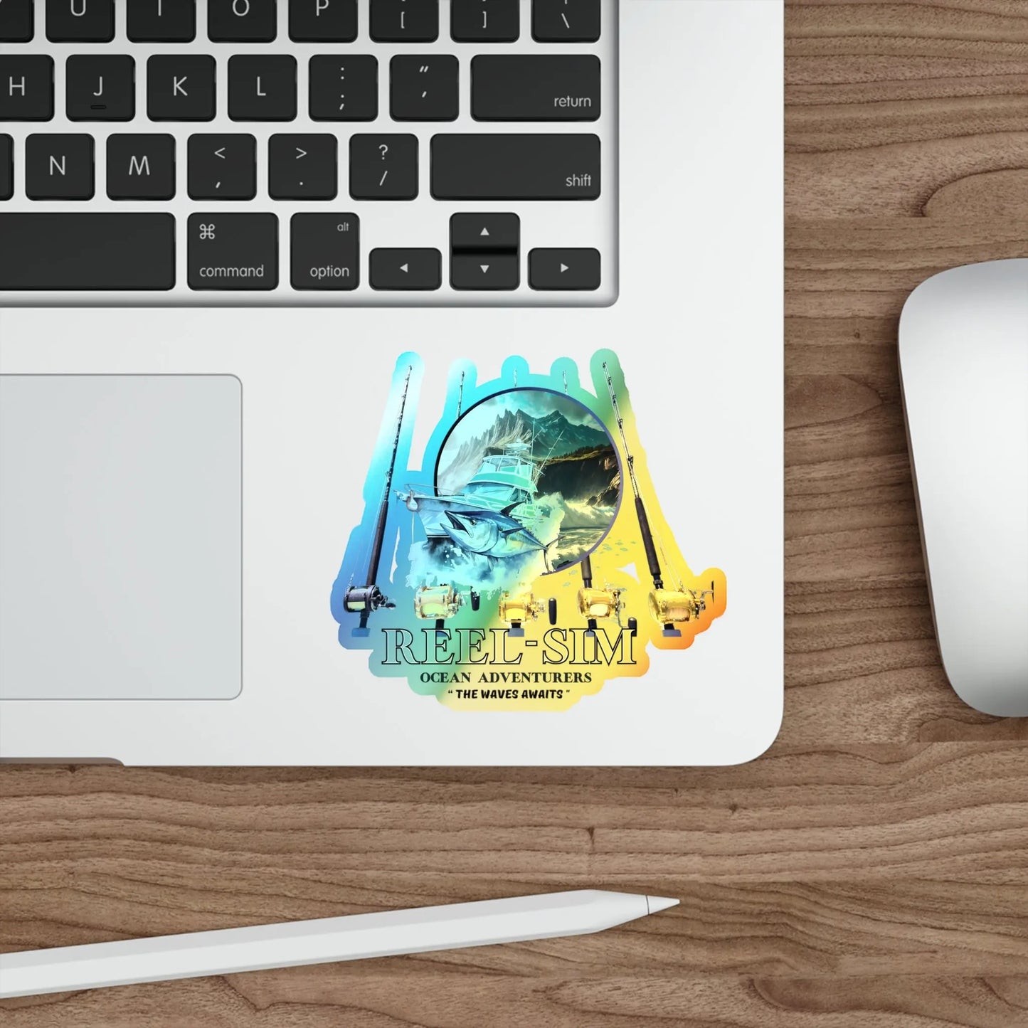 Reel Sim Holographic Die-cut Stickers - Simply Saint Designz