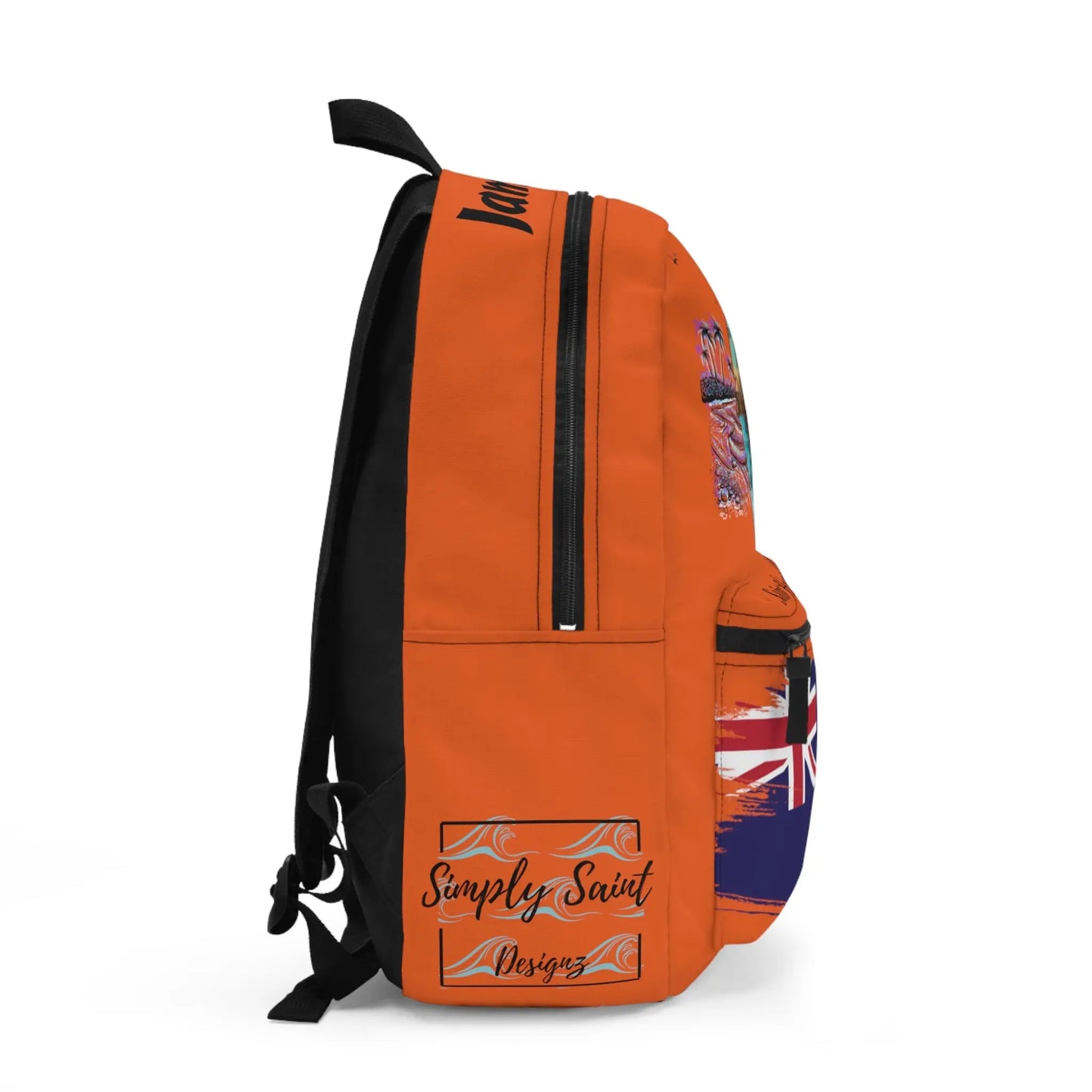 Anns Place Saint Helena Island Backpack (orange) - Simply Saint Designz