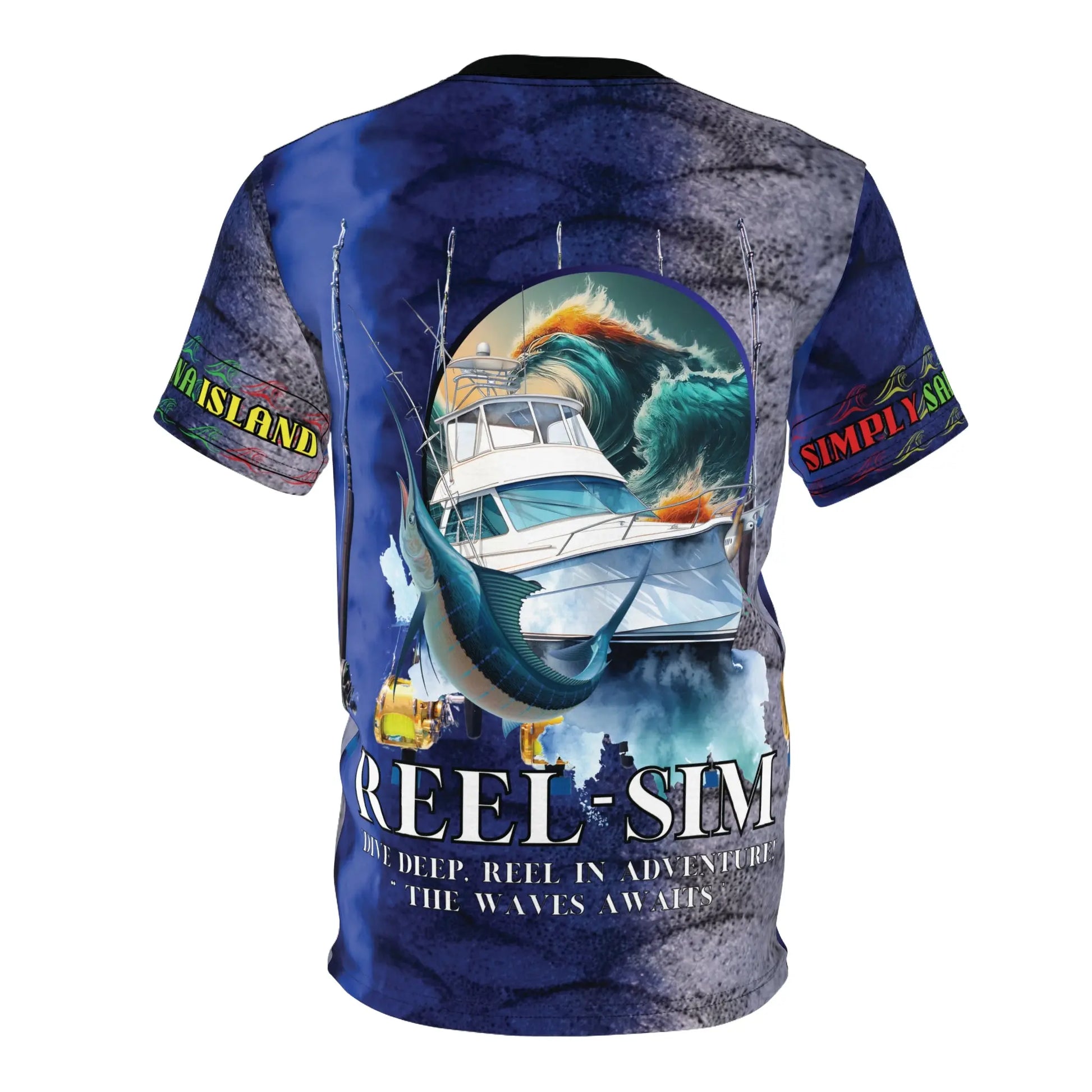 Reel Sim unisex fishing shirt - Simply Saint Designz