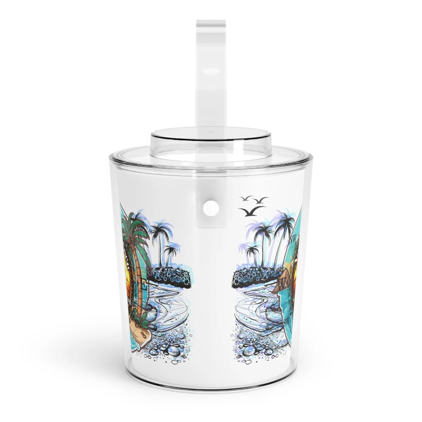 Ann's Place Ice Bucket with Tongs - Simply Saint Designz