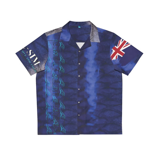 Reel sim St helena island fishing shirt, Men's, Hawaiian Shirt (AOP) - Simply Saint Designz